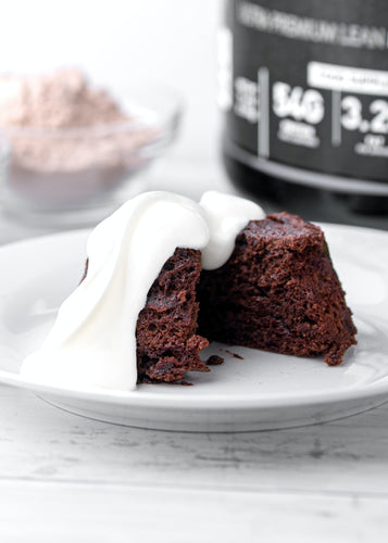 Chocolate Protein Microwave Cake
